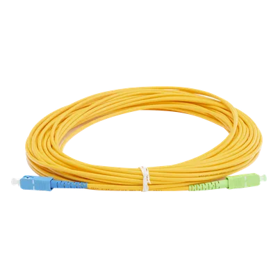 Jumper de Fibra Óptica / Monomodo OS2 / SC/UPC-SC/APC / Simplex / 15 m (49.21 ft) / 3 mm / PVC