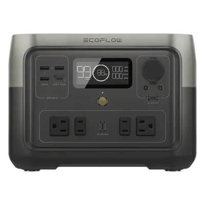 Estación de Energía Portátil / 512 Wh / 4 AC 500 W (1000 W Pico) / USB-C 100 W / Carga Solar 220 W / Wi-Fi y Bluetooth