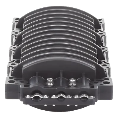 Caja de Distribución de Fibra Óptica Horizontal / 96 Empalmes / IP68 / 3 Puertos / 7-15 mm