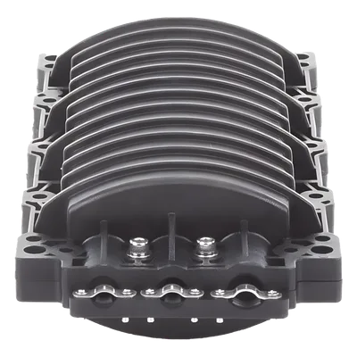 Caja de Distribución de Fibra Óptica Horizontal / 96 Empalmes / IP68 / 3 Puertos / 7-15 mm