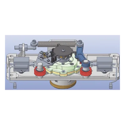 Kit de actuador mecánico giratorio / Doble solenoide de paro / Sensor de paso integrado / Placa base metálica / Compatible con torniquete DS-K3G501LX