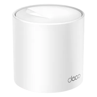 Router MESH Wi-Fi 6 / AX1500 Mbps / Doble Banda / 2 Puertos Gigabit WAN/LAN / 2 Antenas Internas / App Deco
