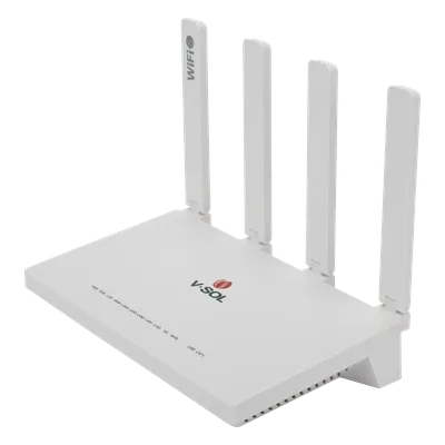 ONU XPON / Wi-Fi 6 AX1500 / 4 Puertos Gigabit / CATV con AGC / 4 Antenas 5 dBi / PON SC/APC