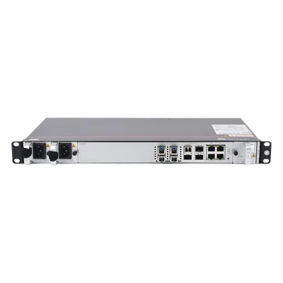 OLT GPON / 4 Puertos GPON C+ / 4 Puertos Uplink 10GE/GE / Hasta 256 ONTs / Switching 95 Gbit/s / Doble Fuente AC / 1 UR