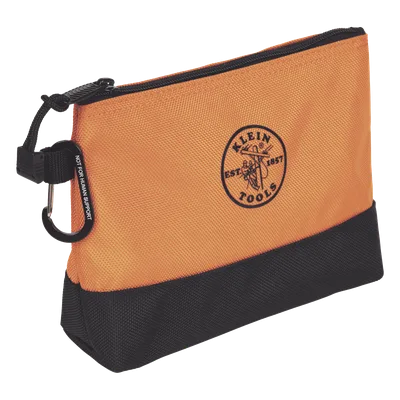 Kit de Bolsos para Herramientas / Base Reforzada 2520D / Cierre Zipper / 5 Piezas 14'' a 7'' / Mosquetones de Aluminio