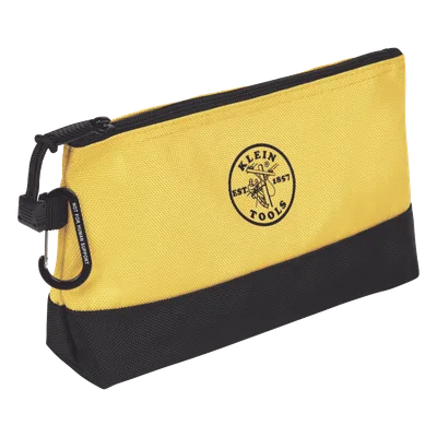 Kit de Bolsos para Herramientas / Base Reforzada 2520D / Cierre Zipper / 5 Piezas 14'' a 7'' / Mosquetones de Aluminio