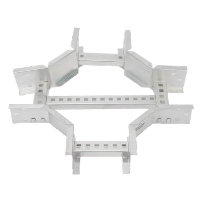 Derivación "X" Horizontal de Aluminio Perfil Z / Peralte 3 1/4" / Ancho 6"/ Radio 8" / Incluye Tornillería (CHXHEZ314R8X6AK)