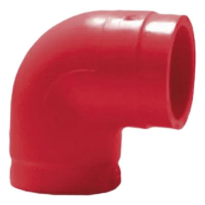Codo de 90° para Tubería de Aspiración / CPVC Resistente al Fuego / Diámetro ¾ Pulgada / Paquete 10 Piezas / Certificación UL / NFPA / Leyenda Impresa Permanente