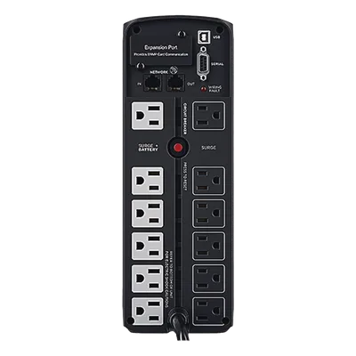 UPS de Torre / 1500 VA / 900 W / Onda Senoidal Pura / Línea Interactiva / 10 Tomas NEMA 5-15R / AVR / Supresión 1030 J