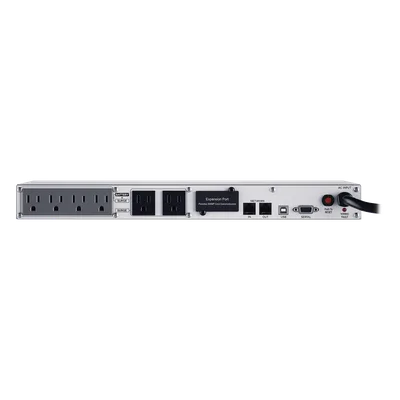 UPS Línea Interactiva / 500 VA / 300 W / 6 Tomas NEMA 5-15R / Rack 1 UR / Torre / LCD / 1030 J Protección de Picos