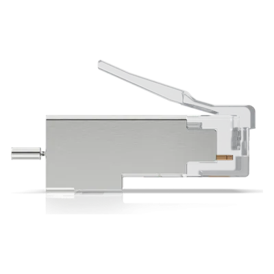 Conectores RJ45 Blindados / Protección ESD / 100 Unidades / Compatibles UISP Cable Pro y Carrier / Sin Soldadura