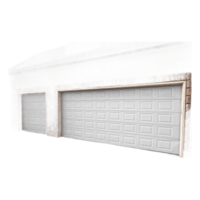 Sección de Puerta de Garage / Aislamiento Térmico y Acústico / Poliuretano 43 mm / Lámina Calibre 26 / Estilo Americano / Color Blanco