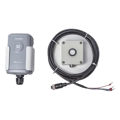 Sensor de Iluminación LoRaWAN / Rango 0-100,000 Lux / Alcance 15 km (49,200 ft) / IP67 / Batería 10 Años / Automatización BMS