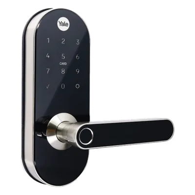 Cerradura Digital / Control Remoto / Lector de Huella y Tarjeta / Teclado Táctil / Zigbee 20 m (65.6 ft) / 250 Códigos / Backset Ajustable
