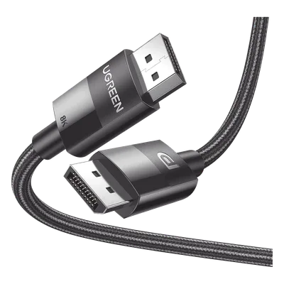 Cable DisplayPort 1.4 / 8K 60 Hz / 4K 144 Hz / 32.4 Gbps / Nylon Trenzado / 2 m (6.56 ft)