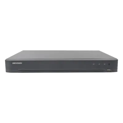 DVR Pentahíbrido / 32 Canales TurboHD + 8 Canales IP / 5 Megapixel Lite / Reconocimiento Facial 4 Canales / Audio Bidireccional Coaxitron / 2 Bahías HDD hasta 12 TB / H.265+ / Salida Full HD