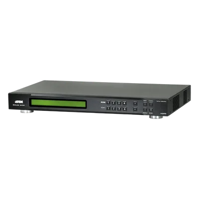 Matriz HDMI / 4x4 / Escalador Integrado / Videowall 8 Perfiles / Seamless Switch / 6.75 Gbps / IR / RS-232 / Ethernet