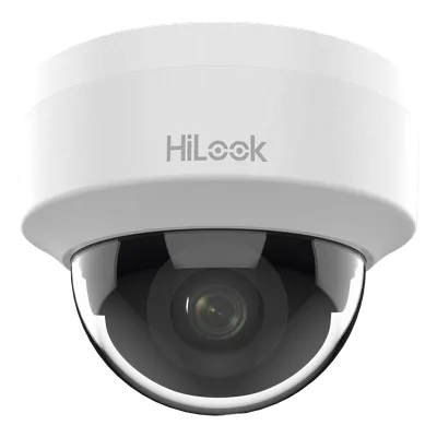 Domo IP / 2 MP 1080p / Lente 2.8 mm 101° / IR 20 m (65.6 ft) / PoE 802.3af / dWDR / H.265+ / Interior