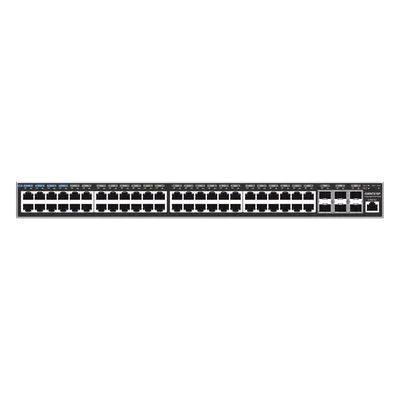 Switch Capa 3 PoE+ Administrable / 48 Puertos Gigabit / 6 SFP+ 10G / 740W / 216 Gbps / 2.43 ft (0.74 m) Altura