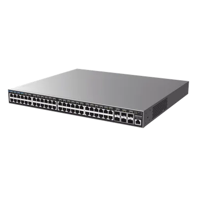 Switch Capa 3 PoE+ Administrable / 48 Puertos Gigabit / 6 SFP+ 10G / 740W / 216 Gbps / 2.43 ft (0.74 m) Altura