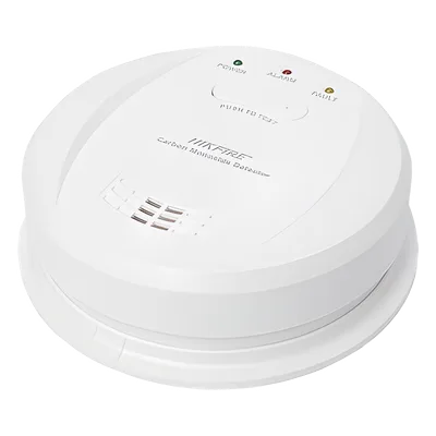 Detector de Monóxido de Carbono / Sensor Electroquímico / Alarma 85 dB a 3 m (9.8 ft) / Batería 5 Años / Montaje Pared o Techo