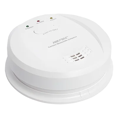 Detector de Monóxido de Carbono / Sensor Electroquímico / Alarma 85 dB a 3 m (9.8 ft) / Batería 5 Años / Montaje Pared o Techo
