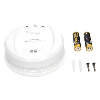 Detector de Monóxido de Carbono / Sensor Electroquímico / Alarma 85 dB a 3 m (9.8 ft) / Batería 5 Años / Montaje Pared o Techo