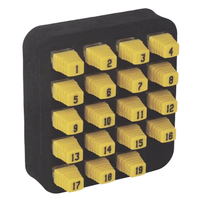 Kit de Mapeo de Red / RJ45 / 19 Ubicaciones Simultáneas / 3.6 cm x 7.6 cm x 8.4 cm / 54 g