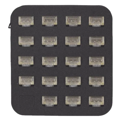 Kit de Mapeo de Red / RJ45 / 19 Ubicaciones Simultáneas / 3.6 cm x 7.6 cm x 8.4 cm / 54 g