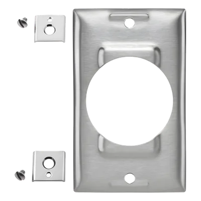 Placa de Acero Industrial / 1 Unidad / 50 A / Acero Inoxidable / Montaje Vertical / 0.035 in