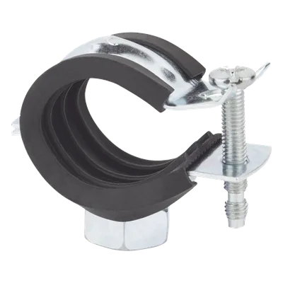 Abrazadera Isofónica / Apertura Vertical / 48 mm (1 1/2") / Carga 60 kg / Acero 1.2 mm / -30°C a +120°C