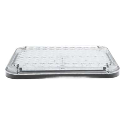 Luz de Advertencia LED / 104 LEDs / 9x7" / 12 VCC / Montaje Permanente / 2 Patrones de Destello