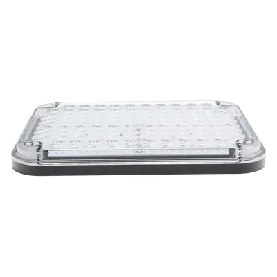 Luz de Advertencia LED / 9x7" / Bicolor Rojo/Claro / 104 LED / 12 VCC / 10 Patrones de Destello