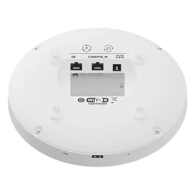 Punto de Acceso Wi-Fi 6 / Triple Radio / 6.575 Gbps / 1536 Clientes / MU-MIMO / Puerto 2.5 Gbps / USB / BLE / Sin Licencias