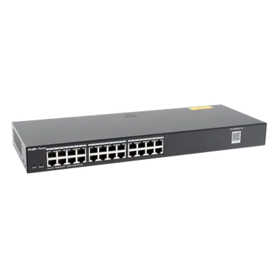 Switch Administrable / 24 Puertos Gigabit / Auto-Negociación / Gestión en la Nube / Montaje Rack / Compatible CCTV
