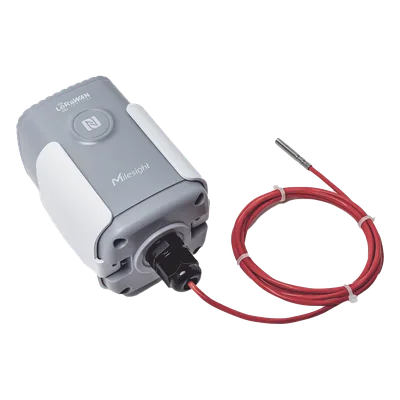 Sensor Industrial de Temperatura y Humedad / LoRaWAN / Hasta 500°C / Rango 0.25-10 m (0.82-32.81 ft) / IP67 / Batería 10 años