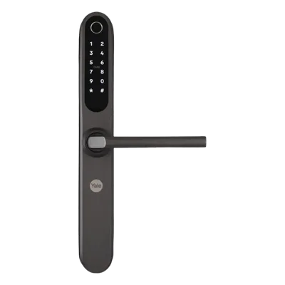 Cerradura Digital / Teclado Retro-iluminado / 100 Huellas + 300 Accesos / IP66 / Backset 50 mm / 1.64 ft-2.13 ft