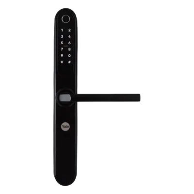 Cerradura Digital / Mecanismo de Embutir / Backset 50 mm / IP66 / 100 Huellas / 300 Accesos / Negro