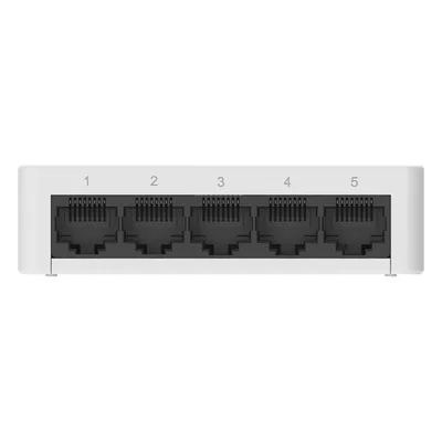 Switch No Administrable / 5 Puertos Gigabit / 10 Gbps Switching / Plug & Play / 2.1W Máximo / Cloud Visible