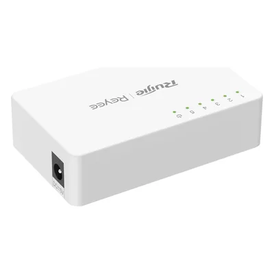 Switch No Administrable / 5 Puertos Gigabit / 10 Gbps Switching / Plug & Play / 2.1W Máximo / Cloud Visible