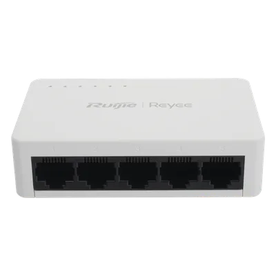Switch No Administrable / 5 Puertos 10/100 Mbps / Visibilidad Cloud / Plug & Play / 1 Gbps Switching Capacity