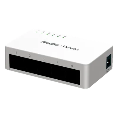 Switch No Administrable / 5 Puertos 10/100 Mbps / Visibilidad Cloud / Plug & Play / 1 Gbps Switching Capacity