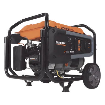 Generador Portátil a Gasolina / 3.6 kW Nominal / 4.5 kW Arranque / 120Vca / Tanque 14 L / Hasta 10.5 h Operación
