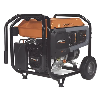Generador Portátil a Gasolina / 6.5 kW Nominales / 8.125 kW Máximo / 120/240 Vca / Arranque Manual / 10.5 h al 50% Carga