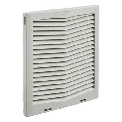 Rejilla de Escape / IP54 / HF13 13 in (325 mm) / Plástico / Click-Fit / Gris Claro