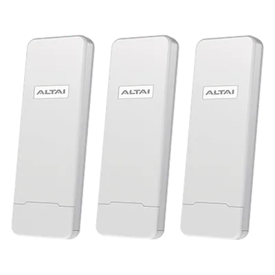 Kit WiFi Hotspot Comunitario / Cobertura 800 m (2,625 ft) / 128 Usuarios por AP / 300 Mbps / MIMO 2x2 / 29 dBm