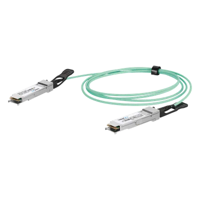 Cable AOC QSFP28 / 100 Gbps / 2 m (6.6 ft) / Fibra Óptica Activa / Plug-and-Play