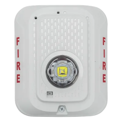 Lámpara Estroboscópica LED para Pared / Sin Bocina / Candela Seleccionable 15-185 cd / Sincronización System Sensor Sync / Compatible SpectrAlert