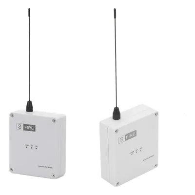 Kit Inalámbrico de Largo Alcance / Transmisor 12Vcc + Receptor 2 Salidas / 2,500 m (8,202 ft) / 433.92 MHz / Contacto Seco / -20°C a +80°C