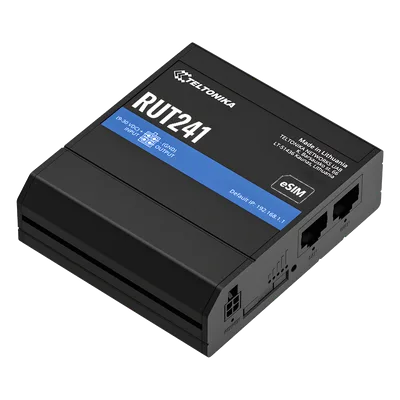 Router Celular Industrial / 4G LTE Cat 4 / eSIM / 2x Ethernet 10/100 Mbps / WiFi 802.11b/g/n / WAN Failover / -40°C a 75°C (-40°F a 167°F)